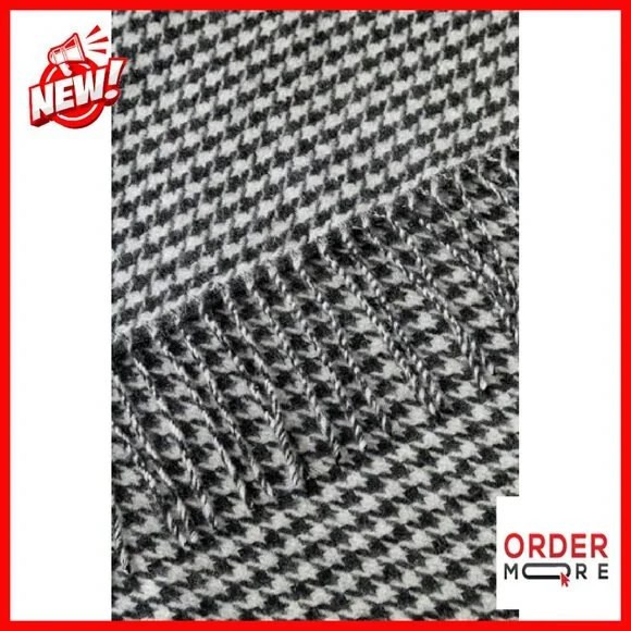 100% Pure Cashmere Winter Scarf 66 x 12 Soft Pill-Resistant